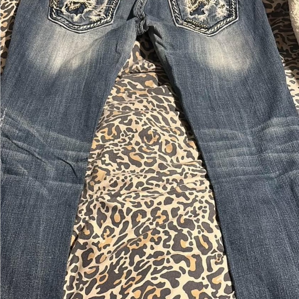 Miss Me Blue Straight Leg Jeans